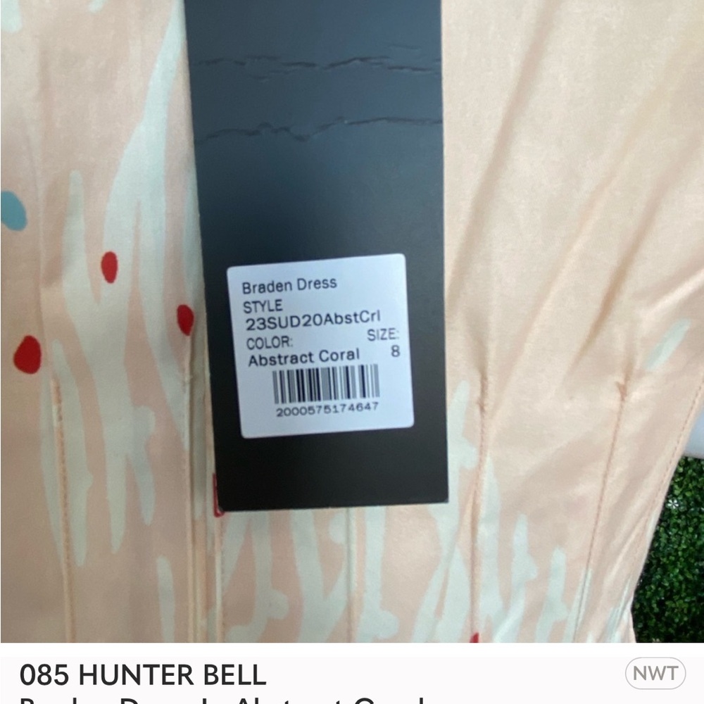 085 HUNTER BELL
Braden Dress In Abstract Coral NWT - Picture 5 of 5